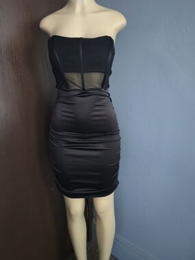 Windsor | Dresses | Windsor Kaia Strapless High Slit Formal Dress | Poshmark